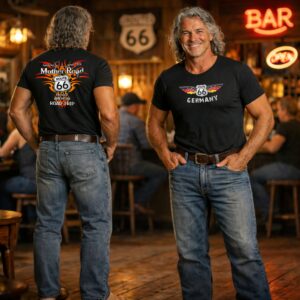 8500_Club-Shirt_He "Route 66 Germany" Club-T-Shirt Herren