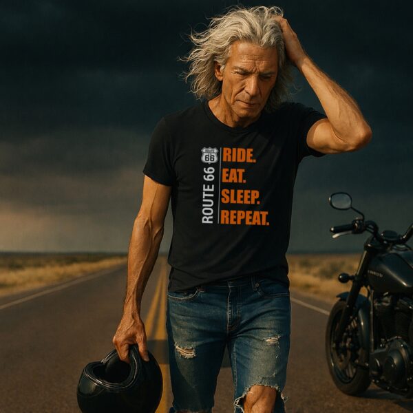 "Ride.Eat.Sleep.Repeat." T-Shirt Herren