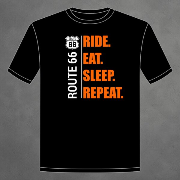 "Ride.Eat.Sleep.Repeat." T-Shirt Herren
