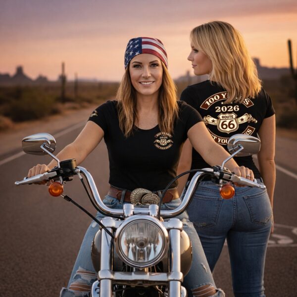 T-Shirt Damen "100 YEARS" (round Print)